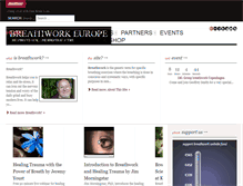 Tablet Screenshot of breathwork.be
